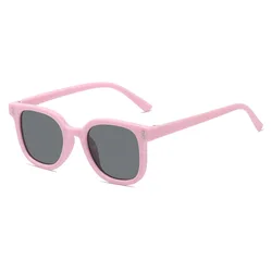 Chic Kids' UV400 Square Sunglasses (B - Pink)