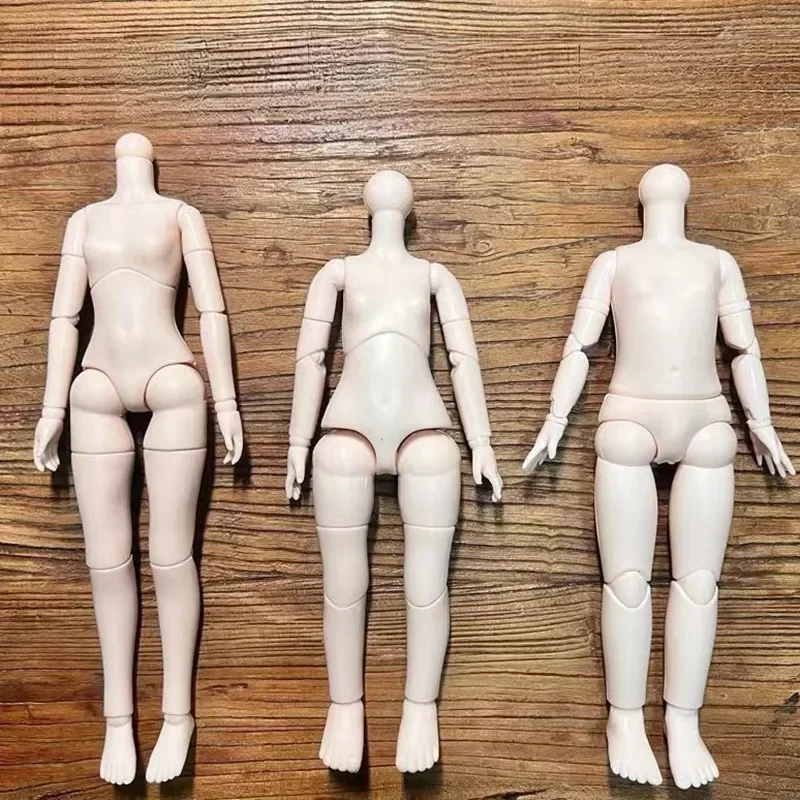 28cm Height Universal Version Body for 1/6 BJD Plastic 30cm Girl Doll Joints Body Accessories for Girls Dress Up Toys 4