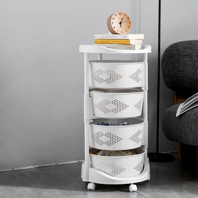 슈와츠코리아의 이동식 수납 원형 트롤리: 주방과 생활 공간에 질서 정하기