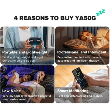 ミニ自動バイレベルベンチレーター,いびき防止,無呼吸維持,最適