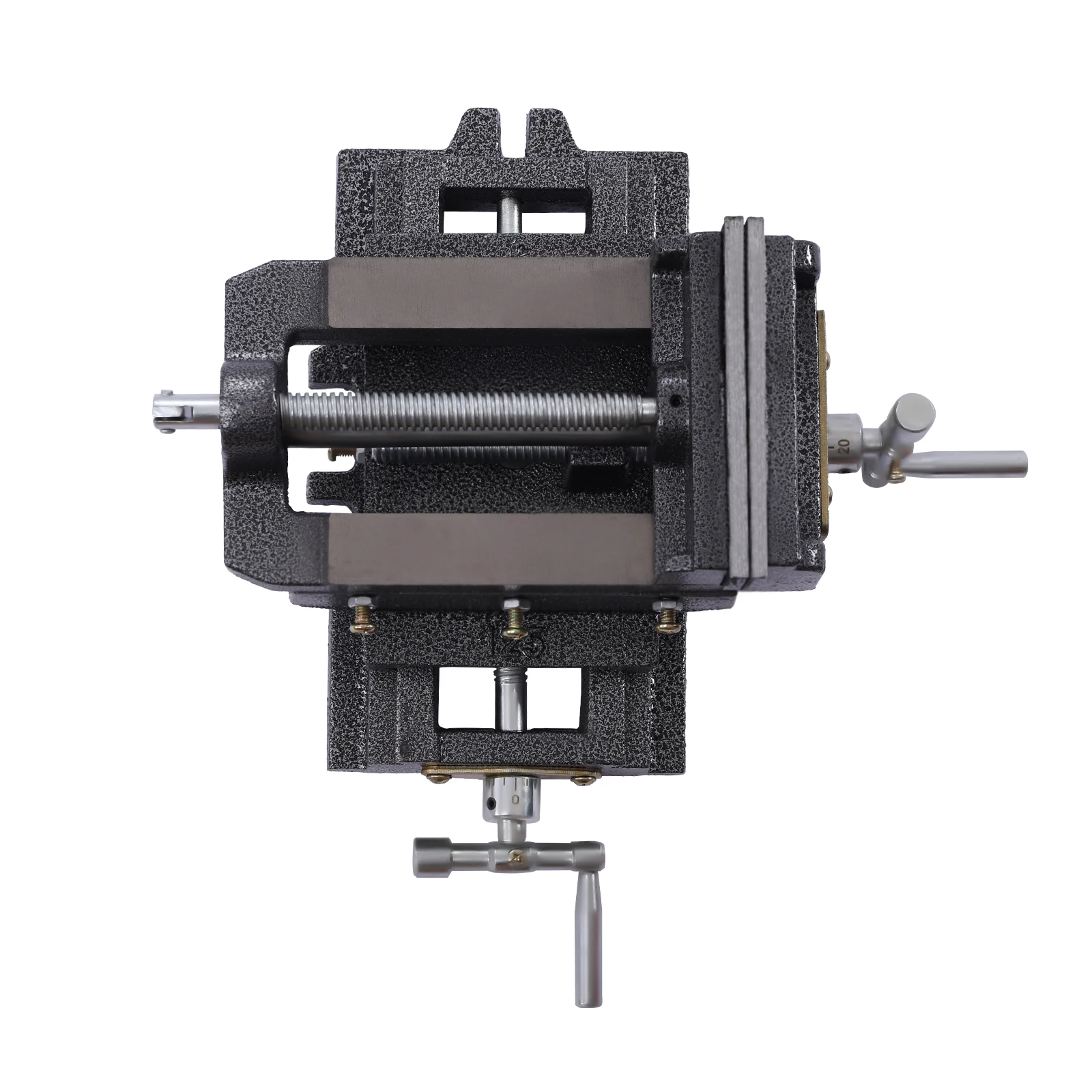 3"/5"/6" Cross Slide Vise Drill Press Heavy Duty Metal Milling 2-Way XY Clamp Machine For Water Pump, Pipe, Steel Wire 4