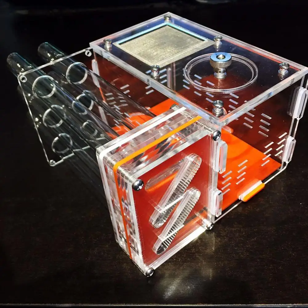 Diy Acrylic Ant Farm Ant Nest Villa Insect 6 Test Tubes Ants House With
