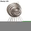 New Kitchen 7/8/10/12/14/16/18/20/22cm Optional Kitchen Stainless Steel Flour Tea Strainer Mesh Colander Sieve Filter Sifter 3