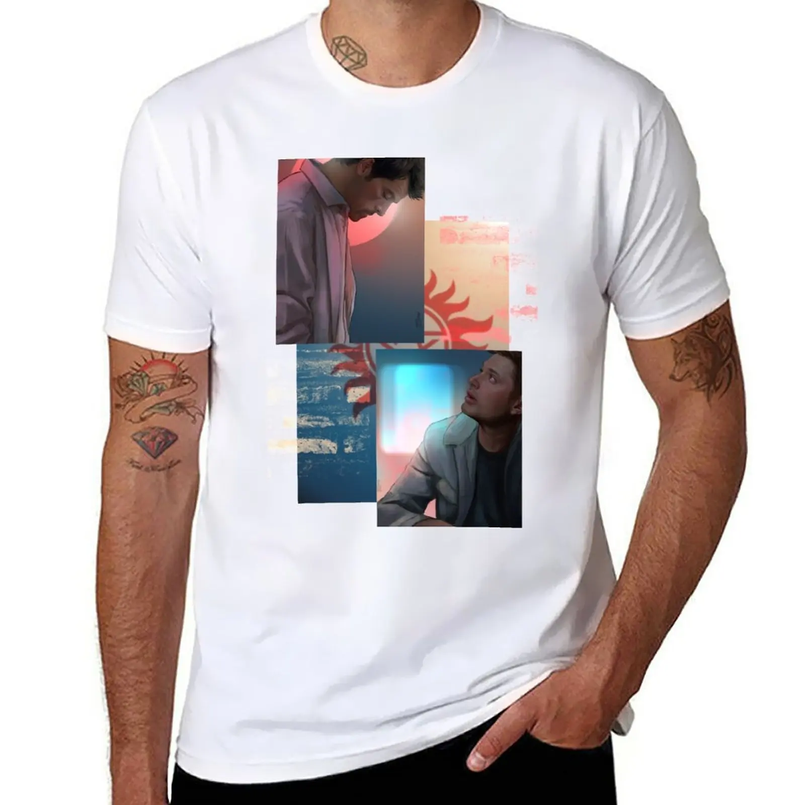 

New Want Combination T-Shirt summer tops summer clothes mens t shirt
