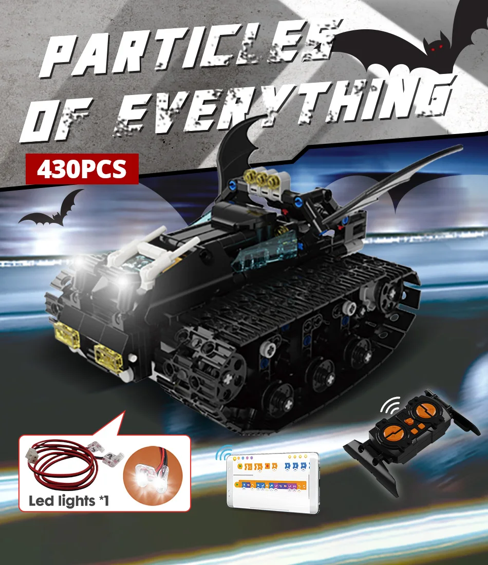 Technical APP Remote Control Double-sided Tank K96129 Chain Vehicle Bricks Building Blocks Programming Toys For Boys Moc Gift mesh stress ball