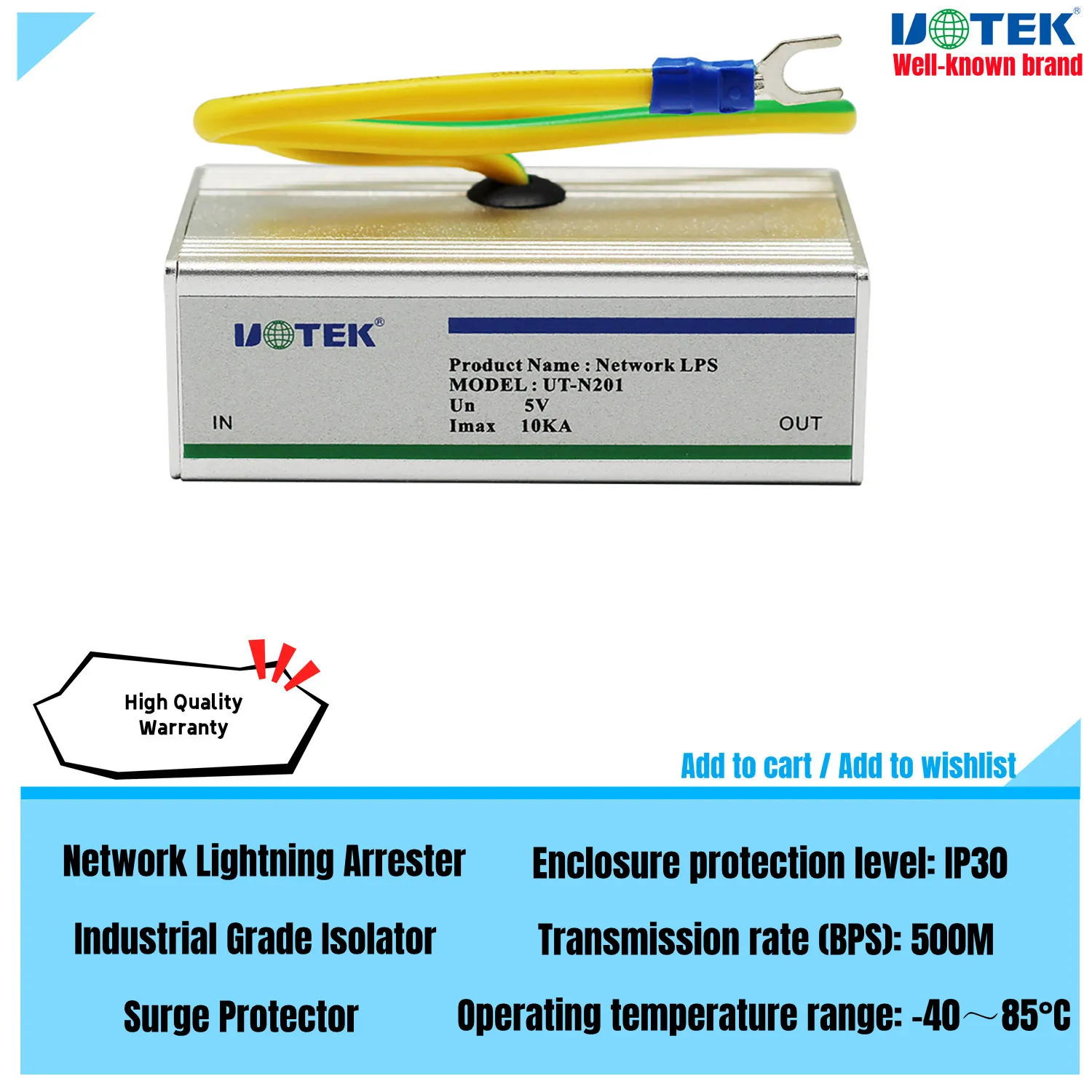 UOTEK Gardevoir None Ut N201 Ce Thunder Preventer Guard Real