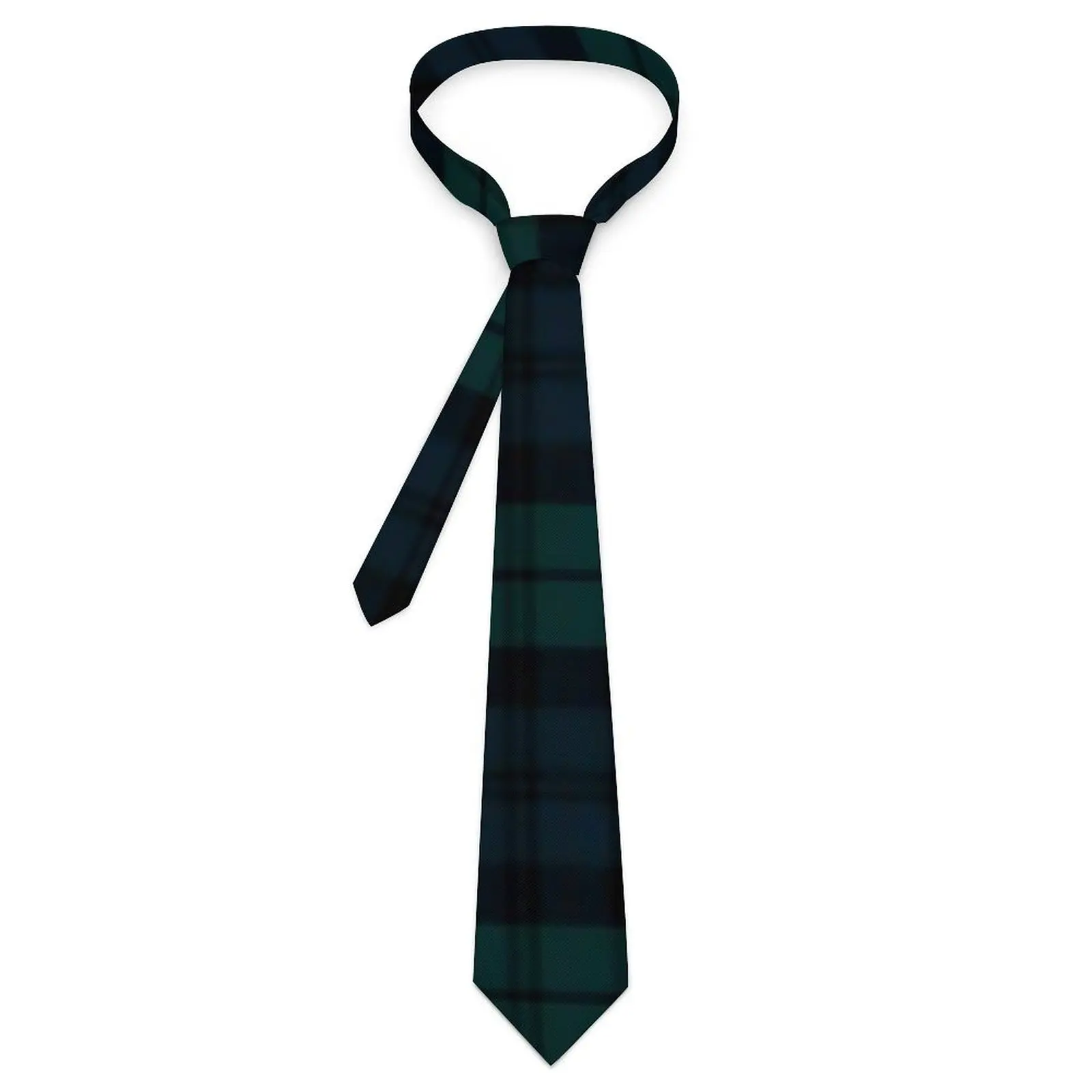 

Men's Tie Black Green Plaid Neck Ties Vintage Lines Cool Fashion Collar Tie Graphic Wedding Party Quality Necktie Accessories