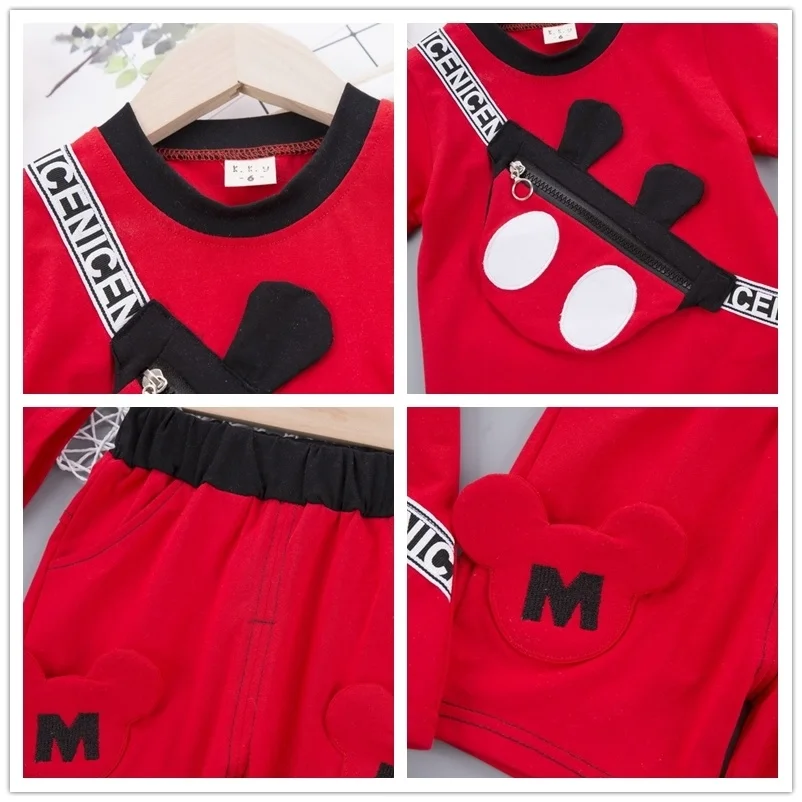 New Summer Baby Clothes Suit Children Fashion Boys Girls Cartoon T-Shirt Shorts 2Pcs/set Toddler Casual Clothing Kids Tracksuits