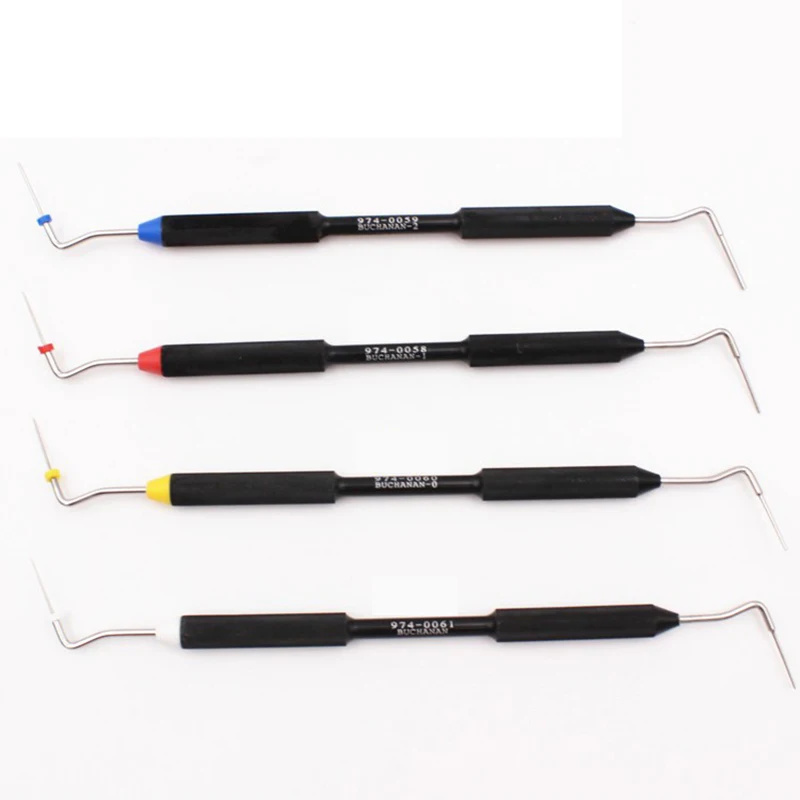 4SizesDentalEndoHandPluggerEndodonticsInstrumentsNITIStainlessstellTipDentist