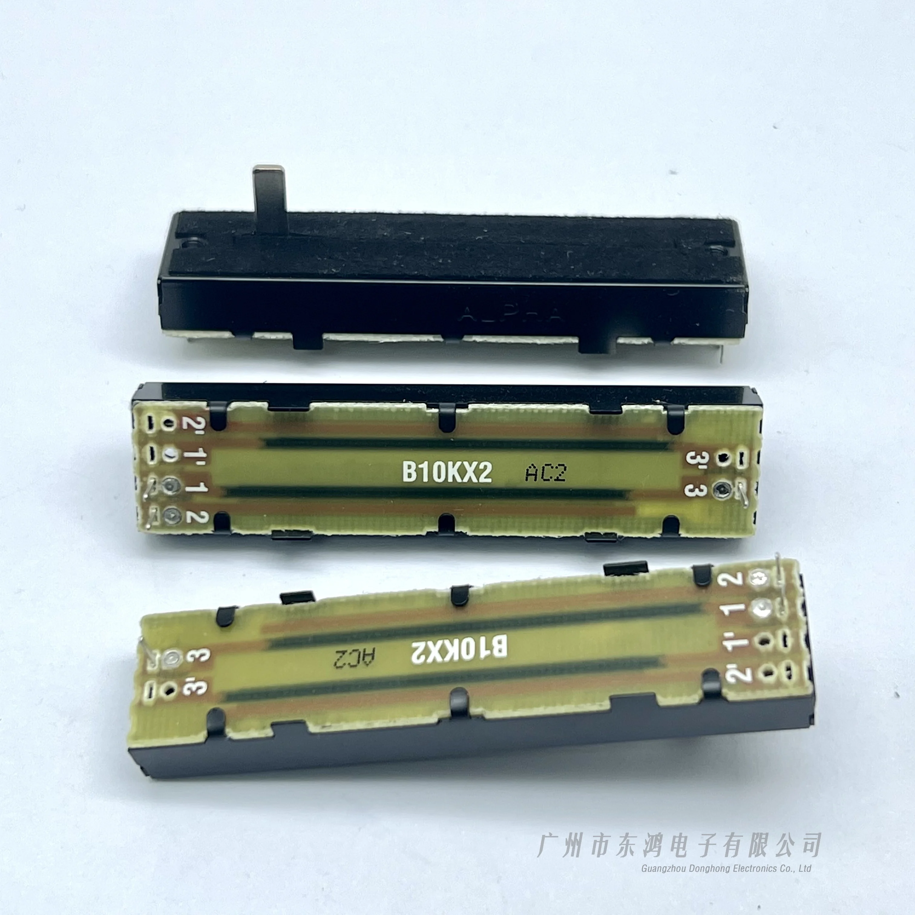 1 Pcs Taiwan Alpha Ara Ra45d2 Rail Single Slip Potentiometer 73mm B10k