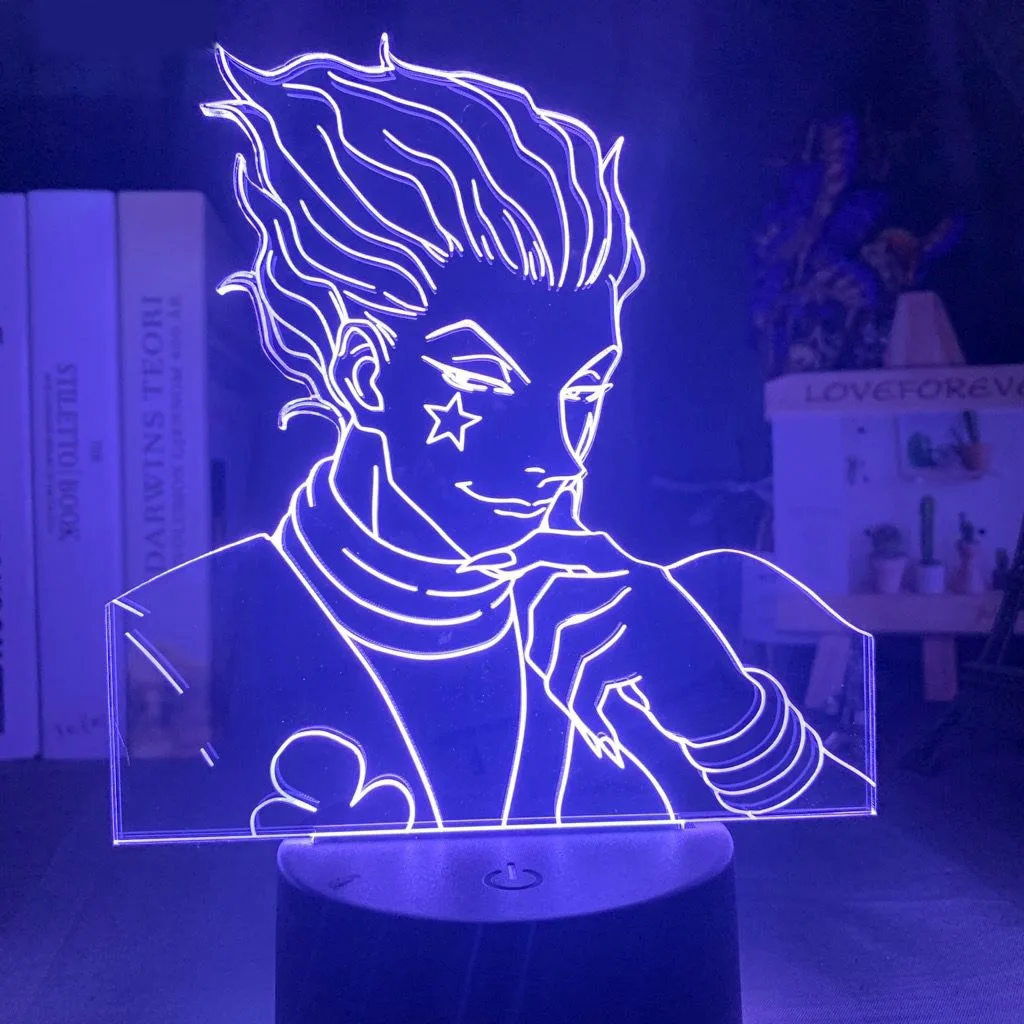 Аниме 3D лампа Killua Hunter X светильник Hxh светодиодный ночсветильник подарок