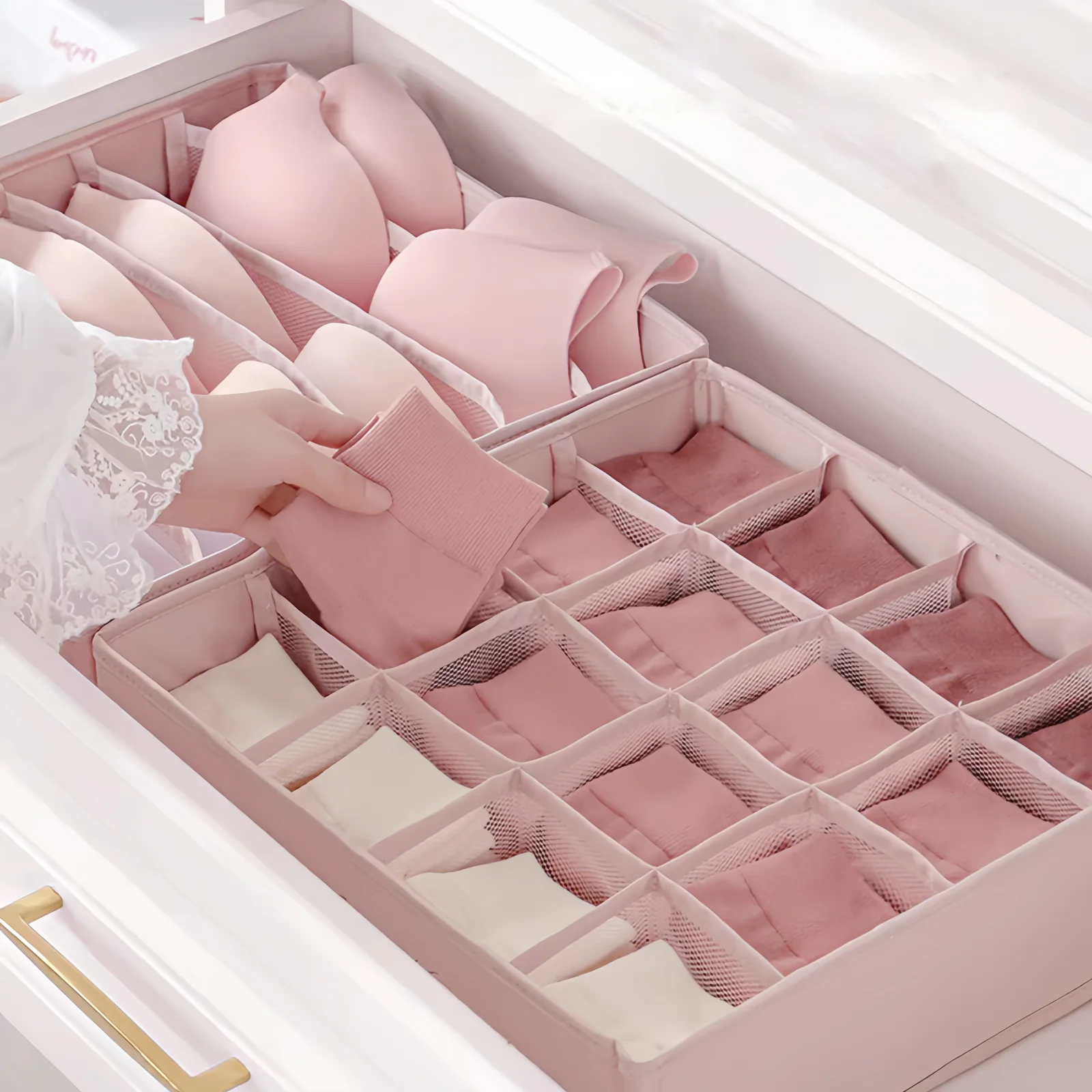 Clothes Organizer Underwear Storage Box Drawer Organizer For Panties Socks