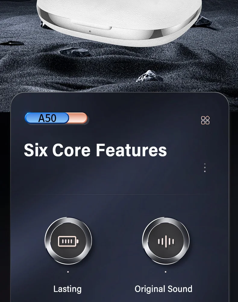 Description Picture 3 of itemWireless Bluetooth Earphone HiFi Sound Quality Noise Canceling Bluetooth Headphone Long Endurance Ear Hanging Headset For Iphone