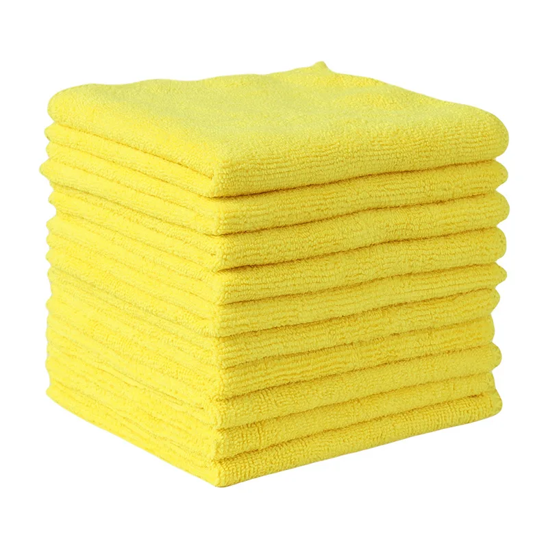 Nationwide Paper NP - Paño de limpieza de microfibra, amarillo, 40 x 40 cm, paquete grande de Nationwide Paper NP - Paño de limpieza de microfibra, amarillo, 40 x 40 cm, paquete grande de