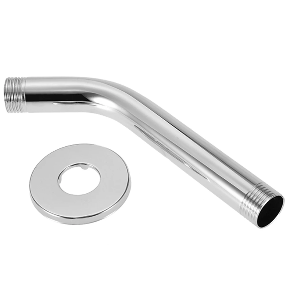 

6'' Stainless Steel Round Top Shower Arm Pipe Wall Mount for bathroom Ceiling Shower Head