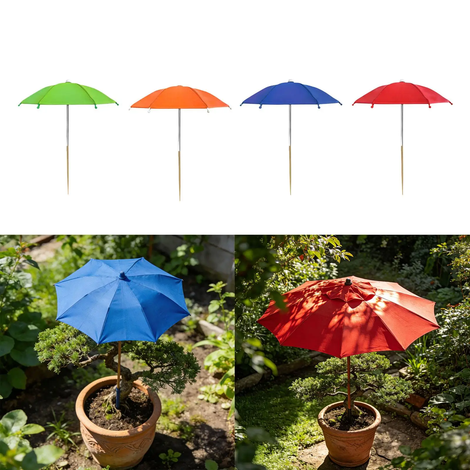 Patio Shade Umbrella for Plants Cloth Steel Frame Weather Resistant Mini Parasol Sun Protection for Garden Patio Shade Umbrella for Plants Cloth Steel Frame Weather Resistant Mini Parasol Sun Protection for Garden
