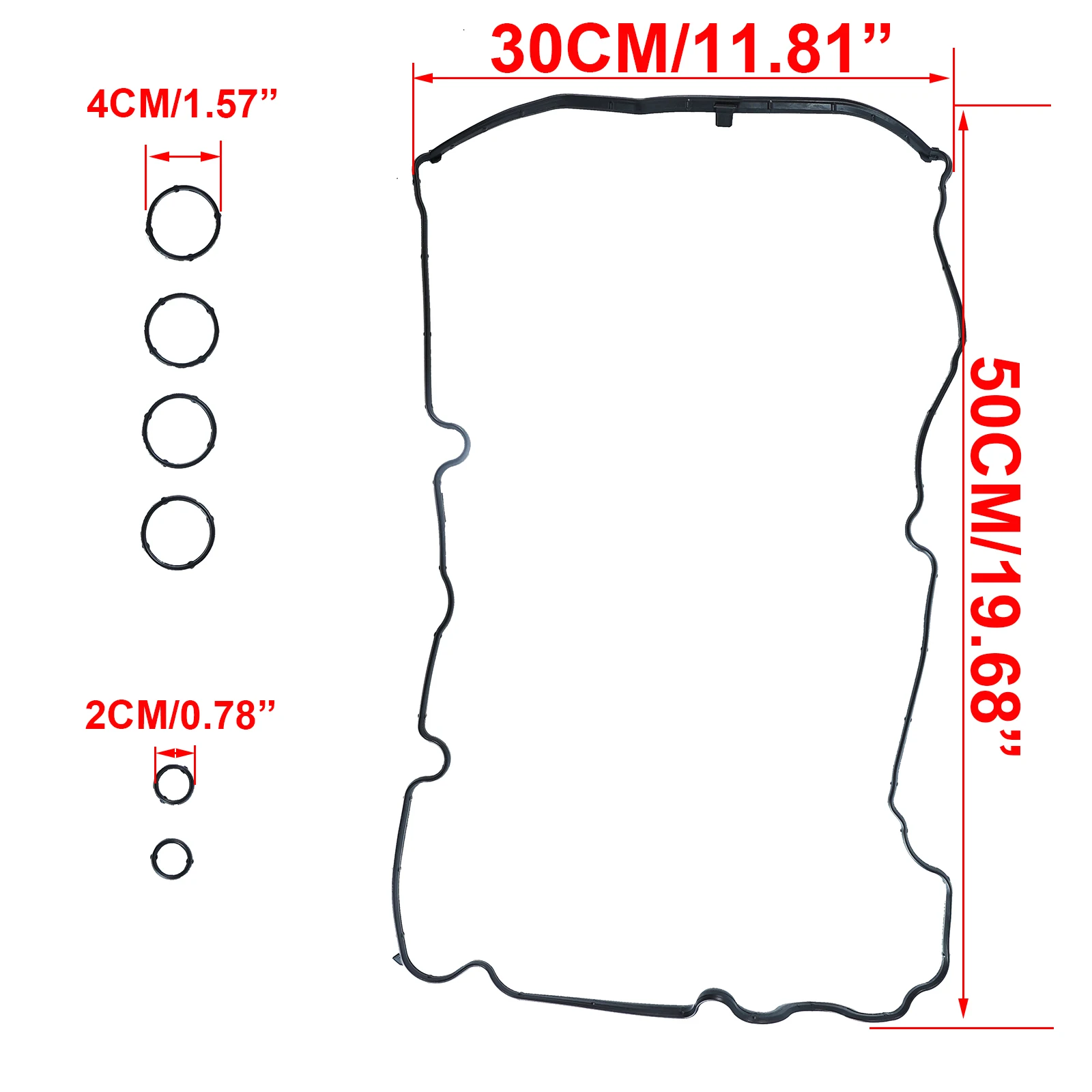 Rubber gasket Engine Valve Cover Gasket Accessories Mini Clubman Cooper R60 R59 R58 R57 R56 R55 Peugeot 207 208 Citroen Berlingo 2006-19