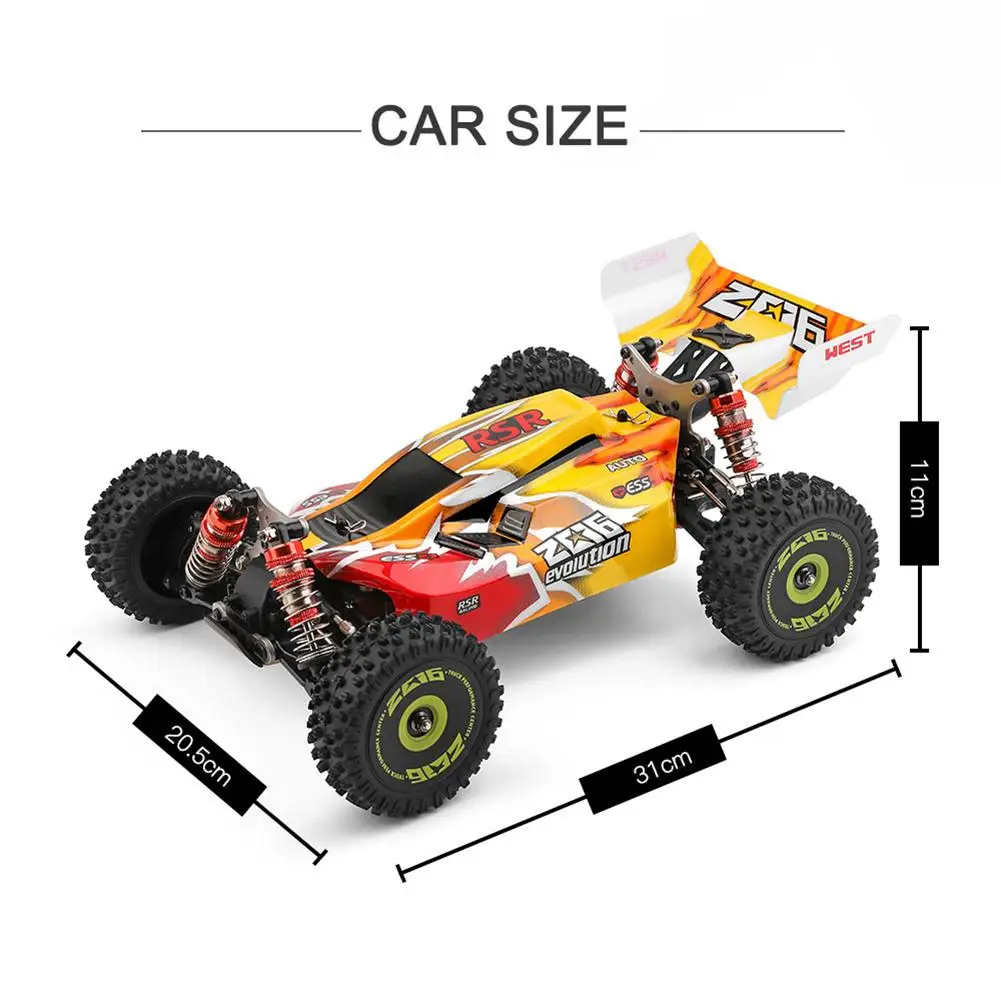 Wltoys 144010 1/14 2.4G 4WD High-speed Racing Brushless RC Car Vehicle Models 75km/h RC Cars discount