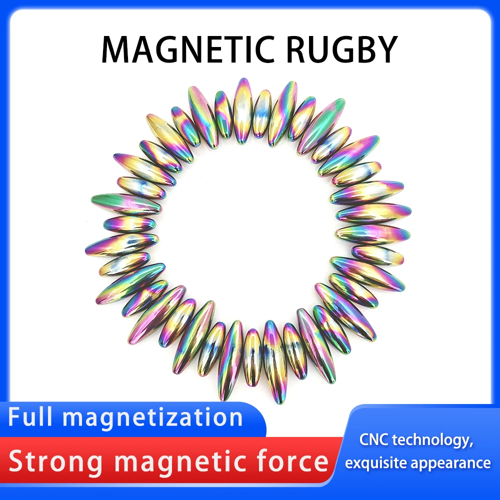 D30x10 Black Strong Magnetic Ferrite Magnet Exploring Magnetic Science Toys Polishing Colored Olive Magnets D60x18 D43x15
