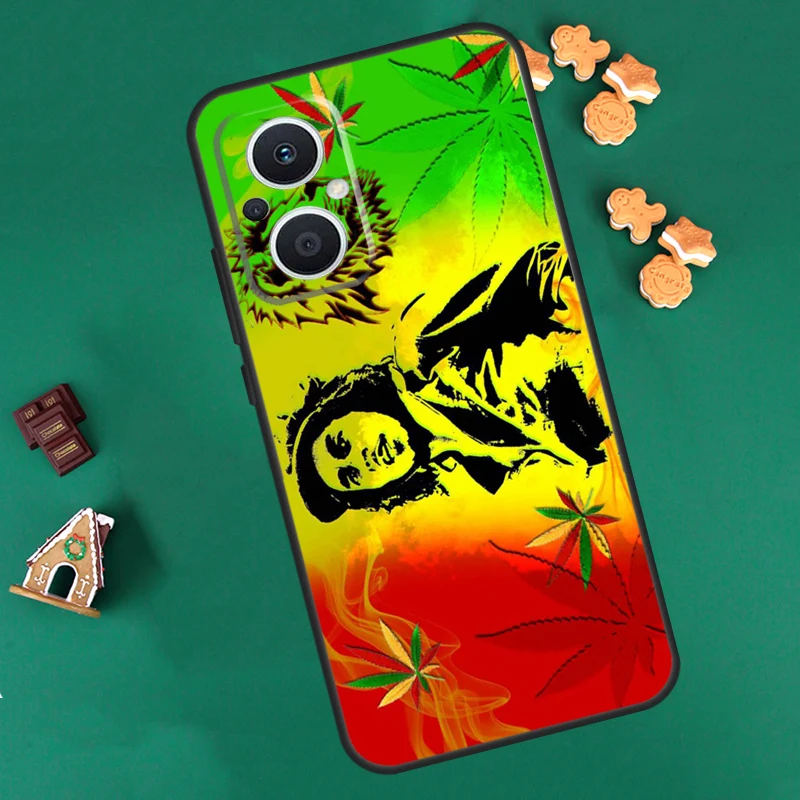 Bob Marley Jamaican Weed Design Phone Case