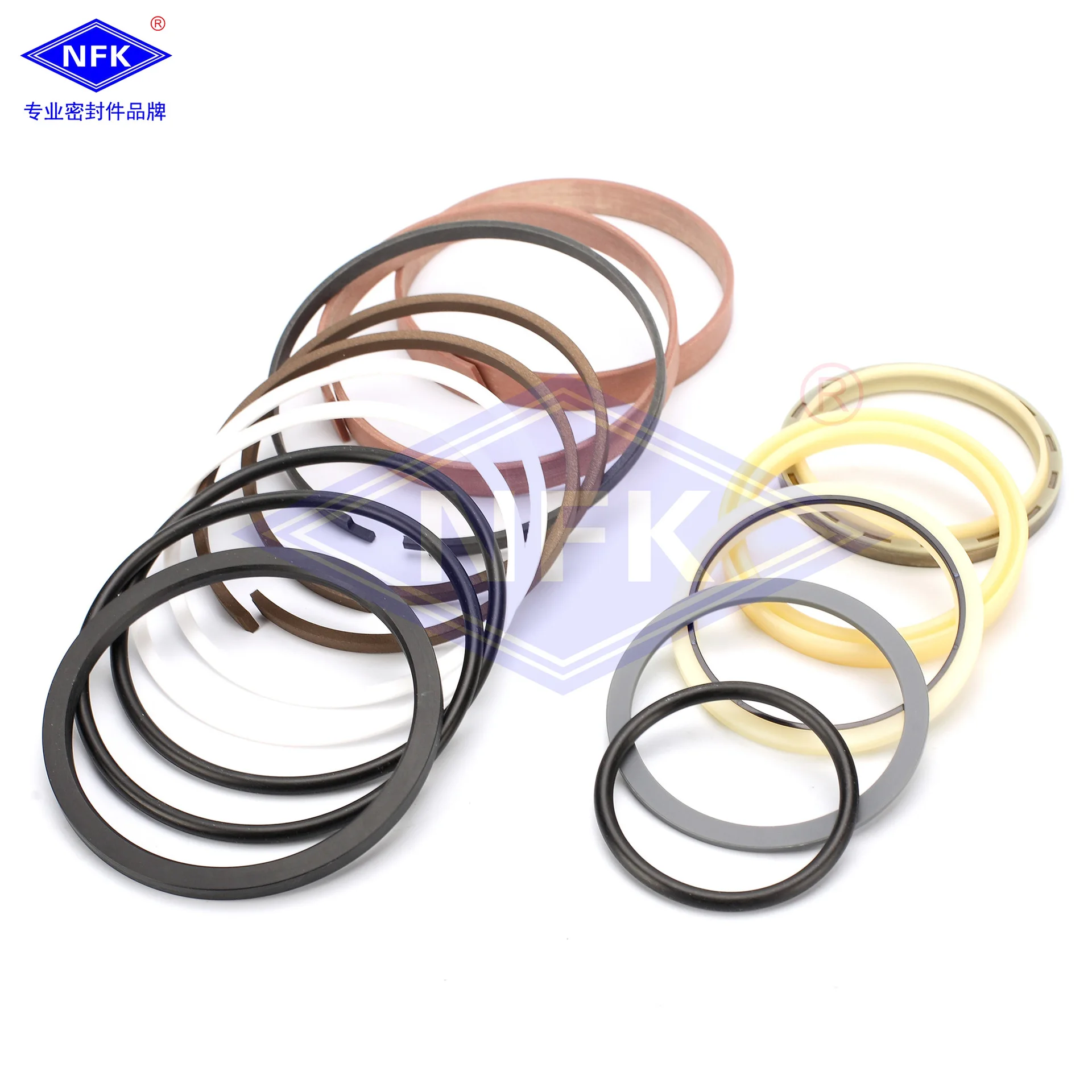 

Suitable for EC210B Boom/mid Boom/bucket Oil Cylinder Oil Seal Repair Kit