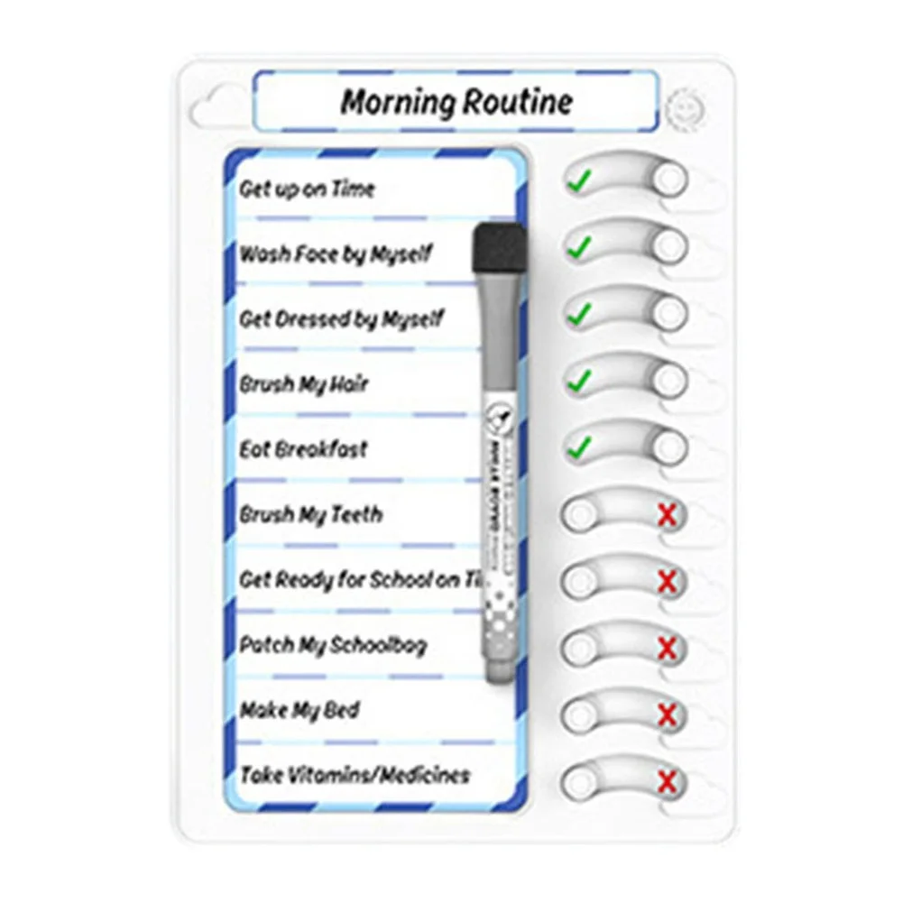 

Organize Tasks Track Progress Easy to Use Chore Chart Kid Chore Board Tools to Do List Routine Checklist Task Plann Board