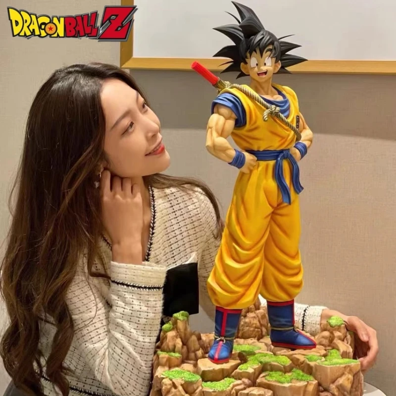 

Sun Goku Dragon Ball Dream Somersault Cloud Super Saiyan Standing Collection Figures Statue Anime Peripheral Model Ornaments Toy