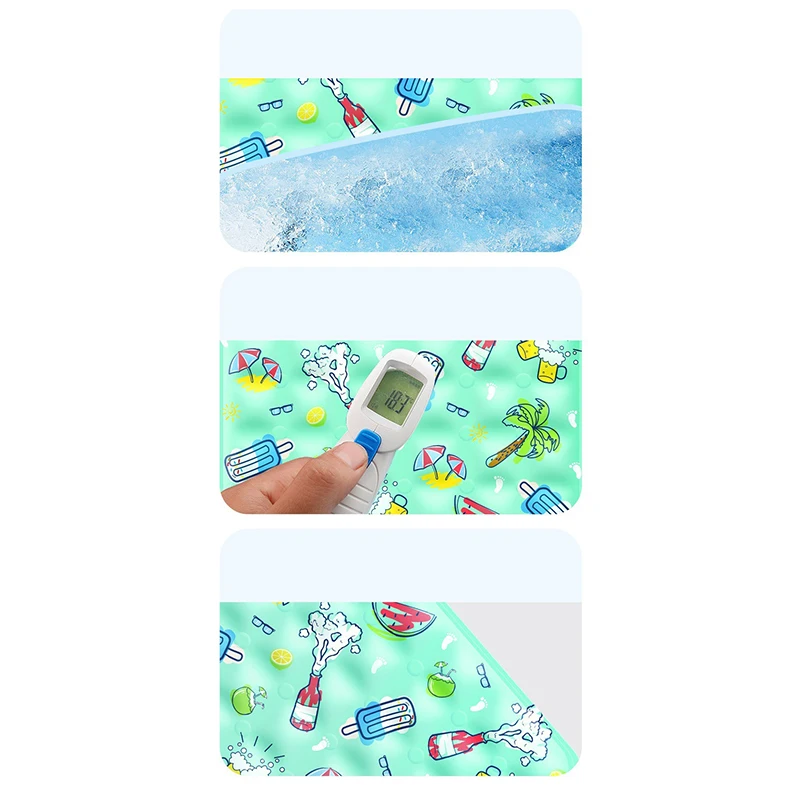 Cats Dogs Pet Cooling Mat for Summer Breathable Comfortable Ice Silk Pet Ice Pad Water Washed Portable Dog House for Sofa Floor,dog cooling mat,pet cooling mat