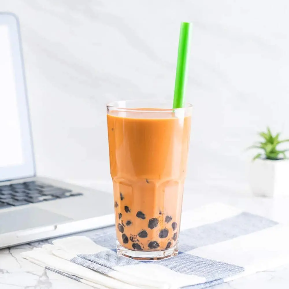 Jumbo Straws 10.3in Smoothie Straws Extra Wide Extra Long 300Pcs Assorted Bright Colors Jumbo Straws