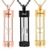Time Memory Hourglass Glass Cremation Jewelry Urn Necklace for Ashes Pendants Cremation Jewelry Keepsake Memorial 1