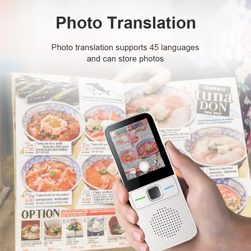 Offline voice translation intelligent portable real-time translator T10 overseas conference learning simultaneous interpretation voice translator,language translator