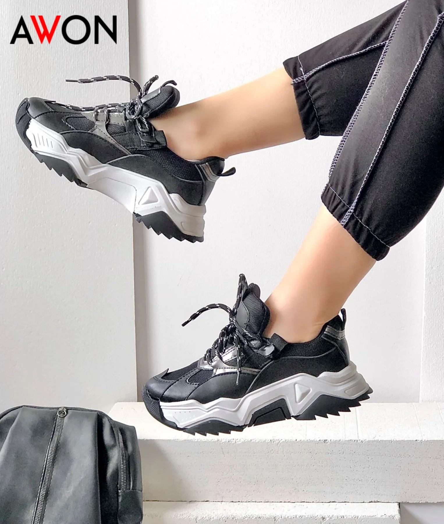 

Before the Female High Sole Sneakers Casual Sport Shoes Comfortable Elegant Quality Lightweight Women Shoes Large Size Shoes