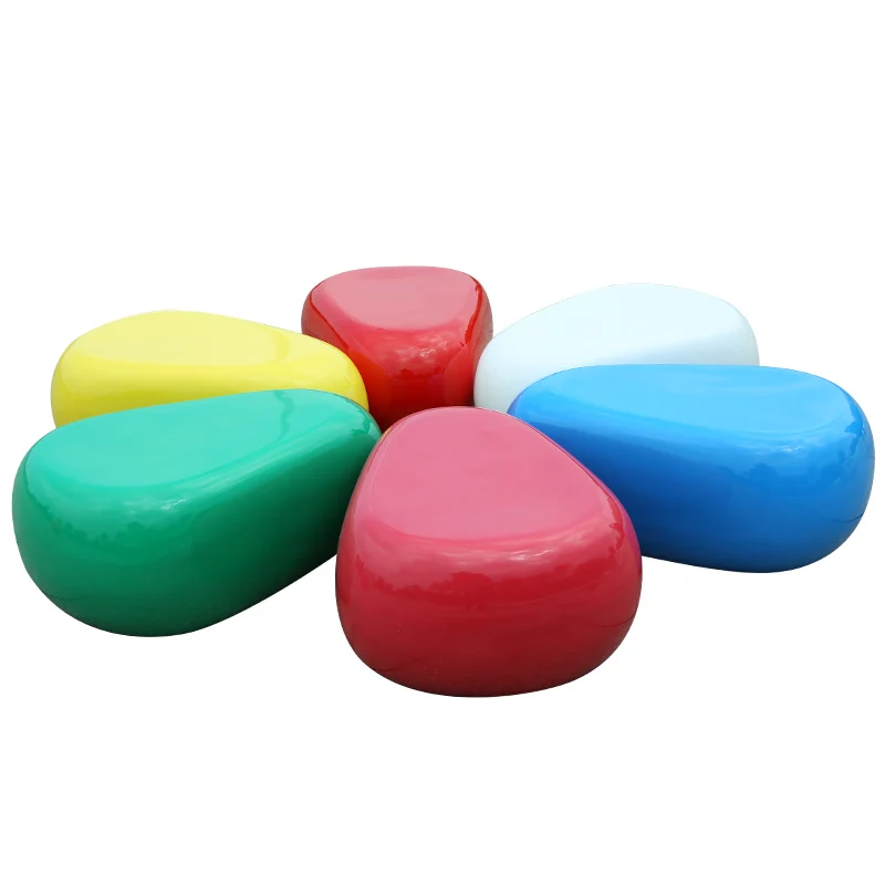 

Fiberglass Seat Pebble Single Leisure Stool