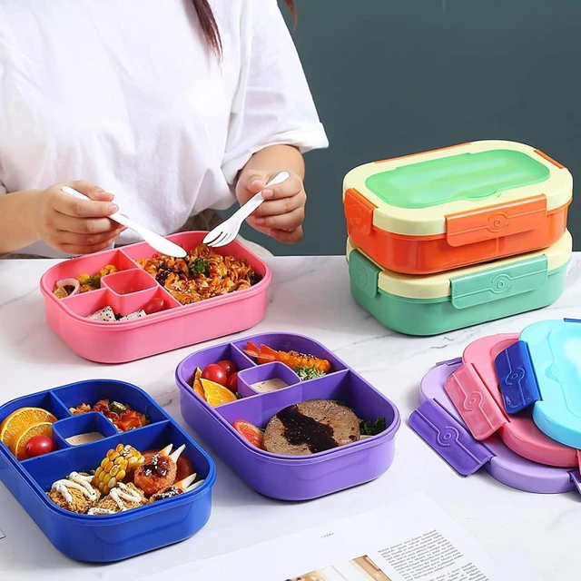 Luch Box For Toddlers Three-compartment Lunch Box With Sauce Grid 1300ml Bento  Box Independently Sealed Children's Lunch Box - Lunch Box - AliExpress