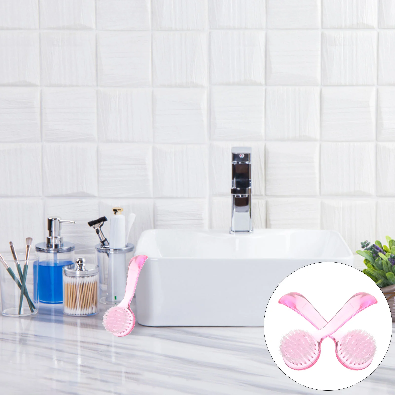 

Face Cleaning Brush Remover Brush Deep Pore Scrub Exfoliating Facial Brush Face Brush Skin Care Scrubber Cleaning Tool