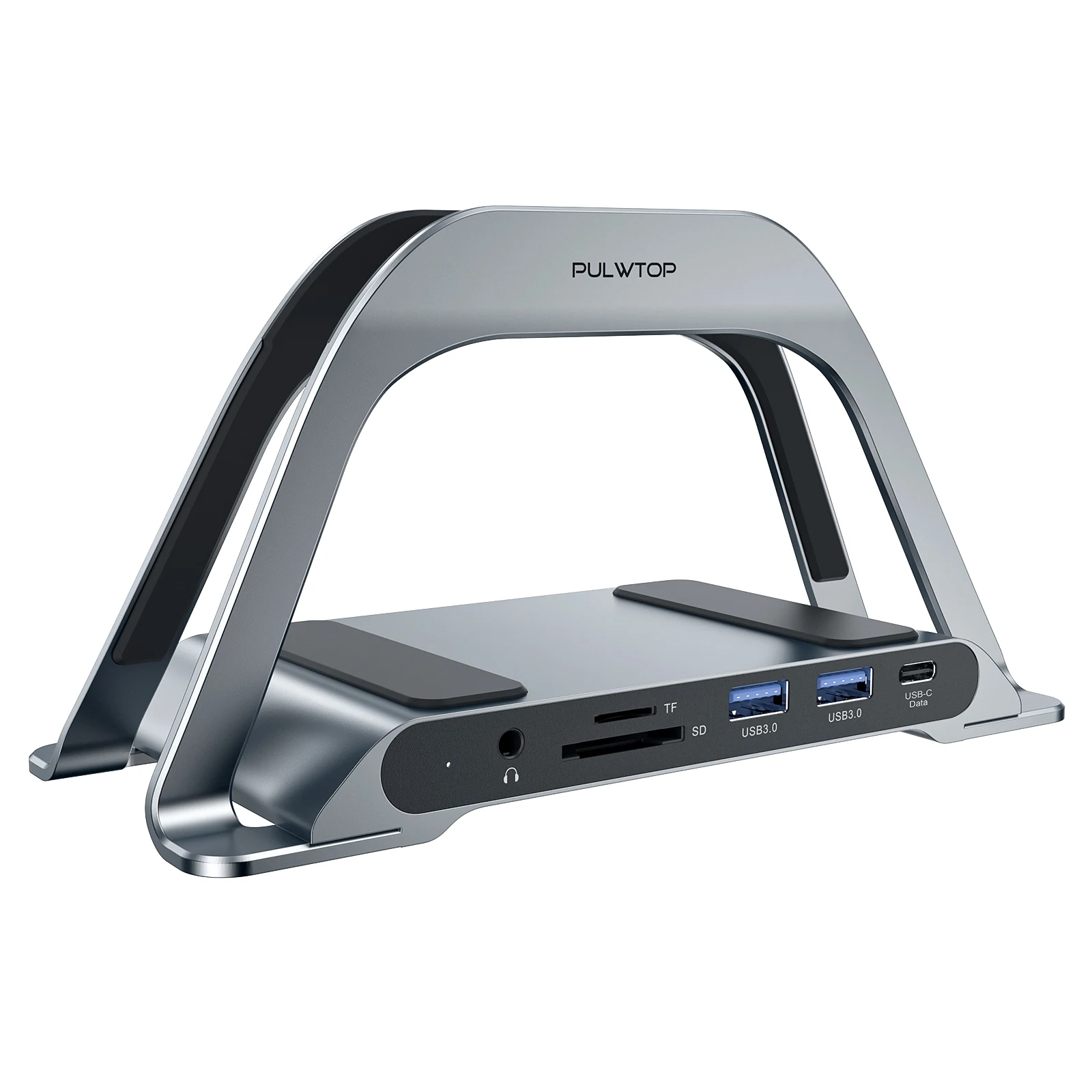 PULWTOP-USB度垂直スタンド付きドッキングステーション,4K,HDMI