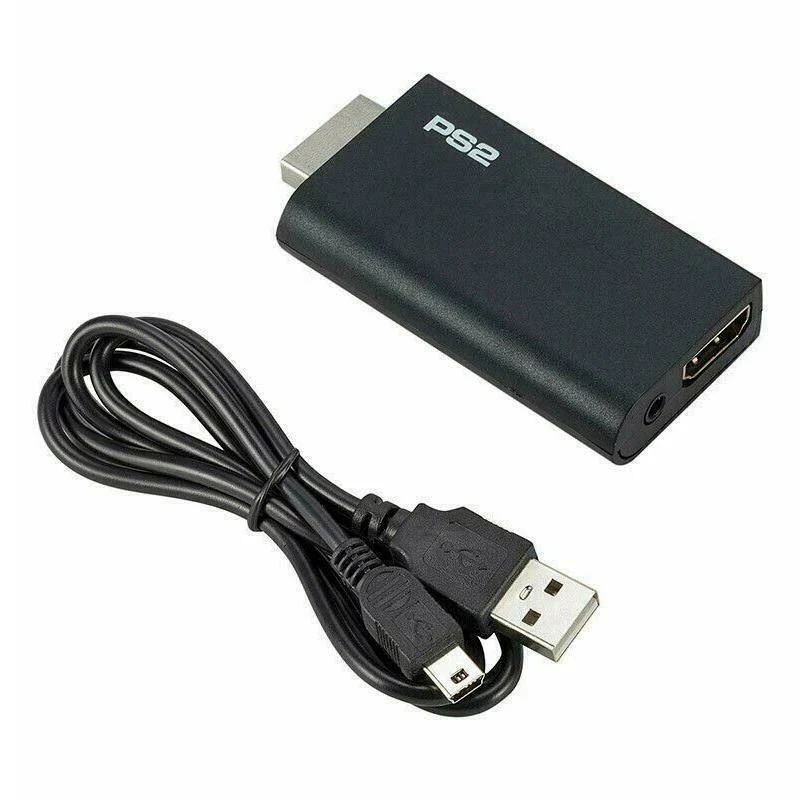 For Sony 2 Ps2 To Hdmi-compatible Video Adapter With 3.5mm Audio Output Game To Hdmi-compatible Connector - Cables - AliExpress
