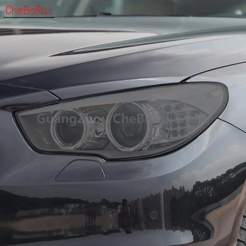 

Car Headlights Protective Film Smoke Black Tint Wrap Vinyl Transparent TPU Sticker For BMW 5 Series G30 G31 F10 F11 M5 F90 2021