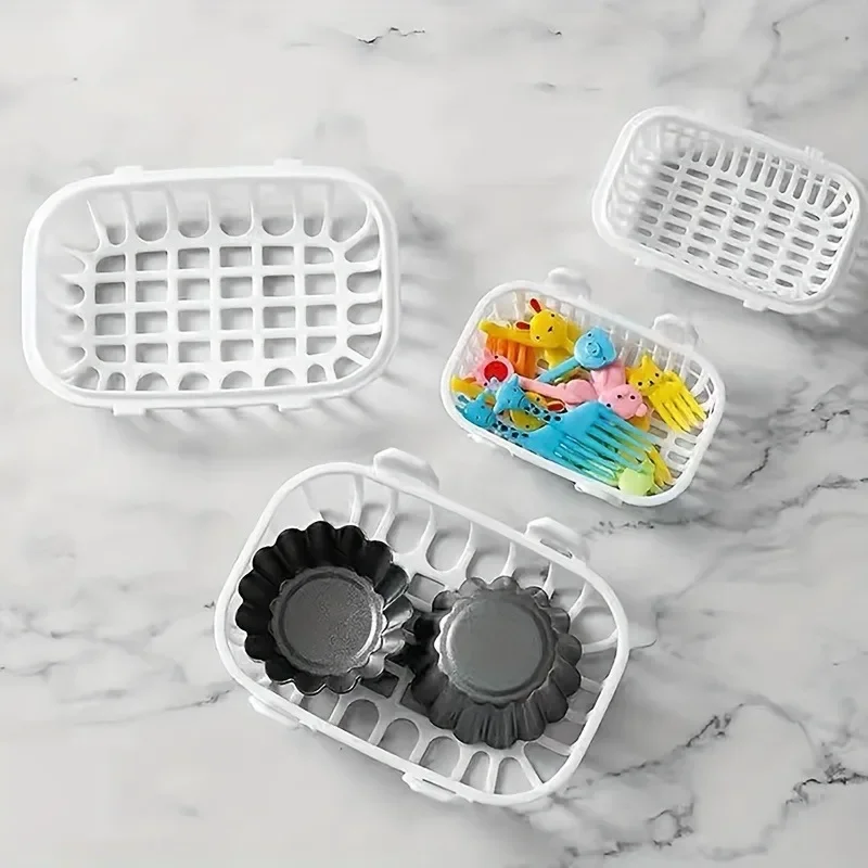 2pcs Kitchen Accessories for Organizing Small Items Specifically Designed for Dishwasher Cleaning and Draining - 6