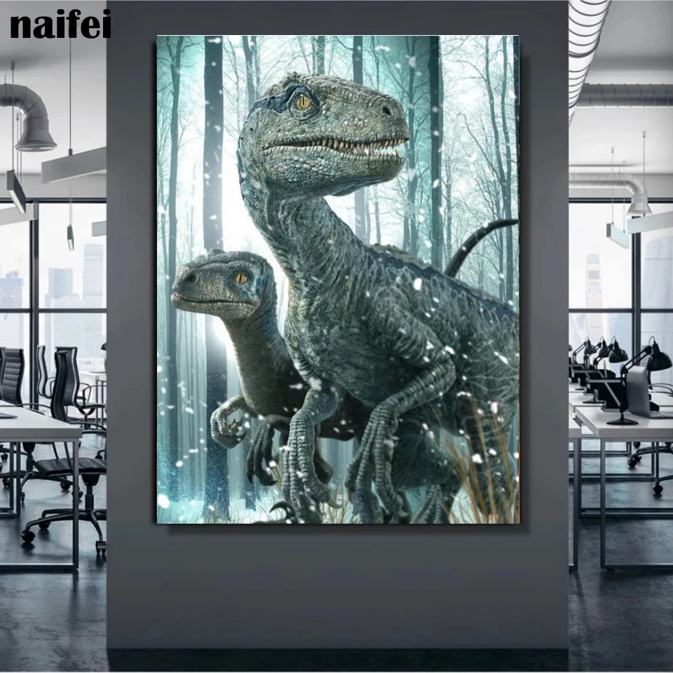 Diamond Painting Ab 5d Dinosaur Embroidery Animal Rhinestone Picture Art  Kits Mosaic Child Room Decor Full Diy Wall Stickers - Diamond Painting  Cross Stitch - AliExpress