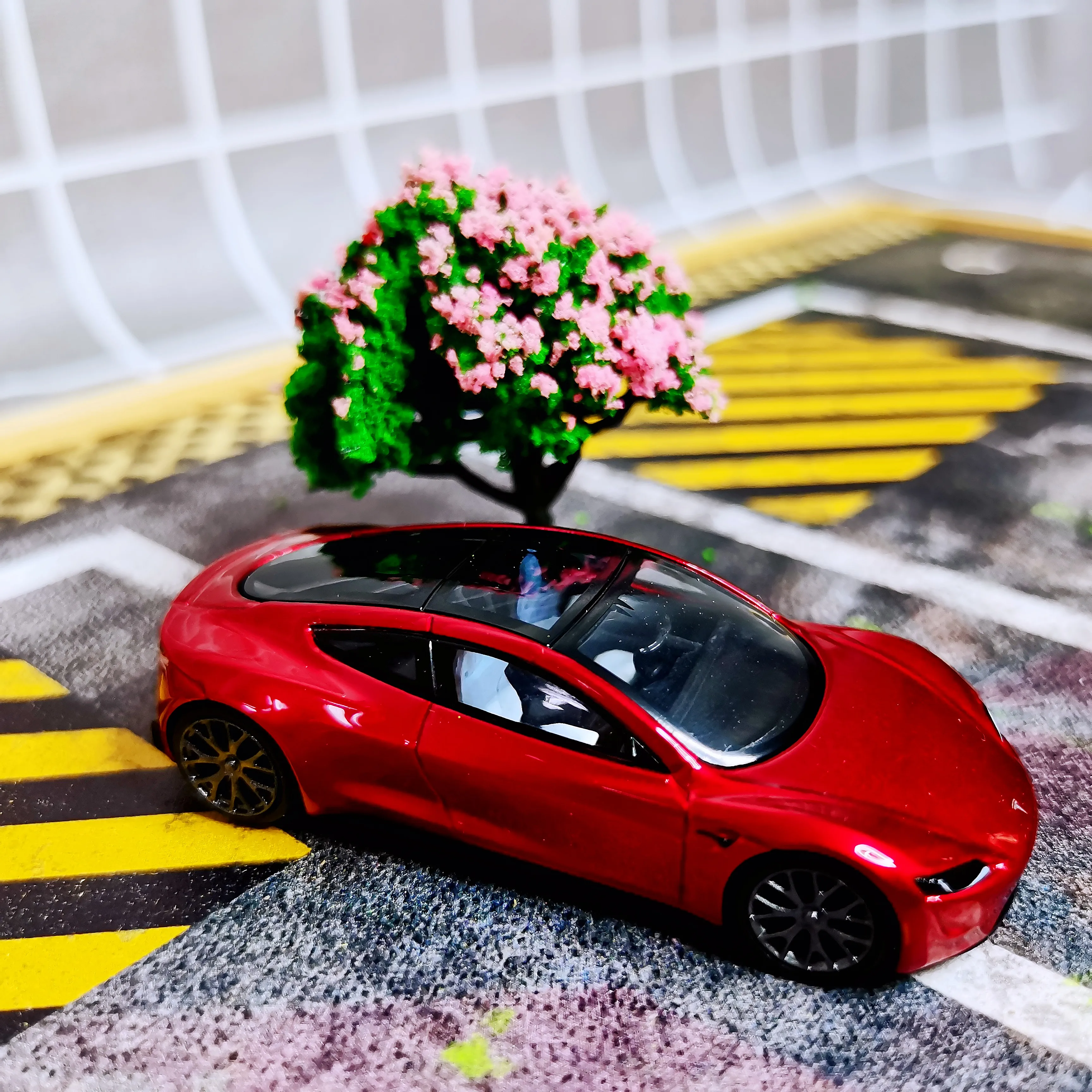 

1/64 Model Autos Hot Wheels 2022 Car Miniature Diecast Red Minicar Teeslal Roadster Car Alloy Model Toy Collection NEW