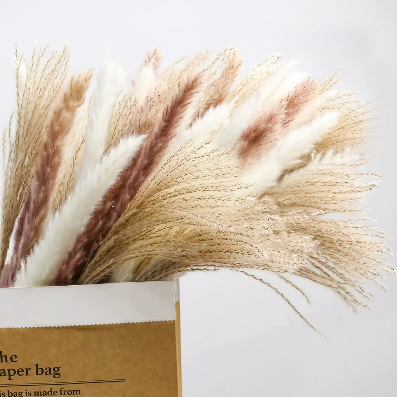 

60/80/105/145pcs Boho Home Decor Natural Dried Pampas Grass Bouquet Wedding Decoration DIY Small Reed Plants Ramadan Dekoration