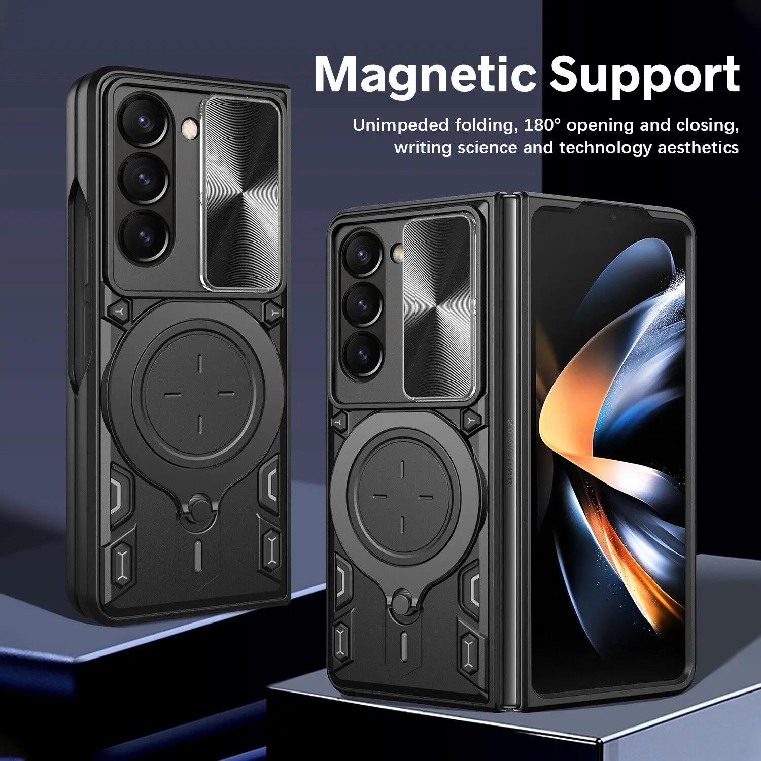 Coque de protection robuste pour samsung galaxy z fold avec pied_voghion.com