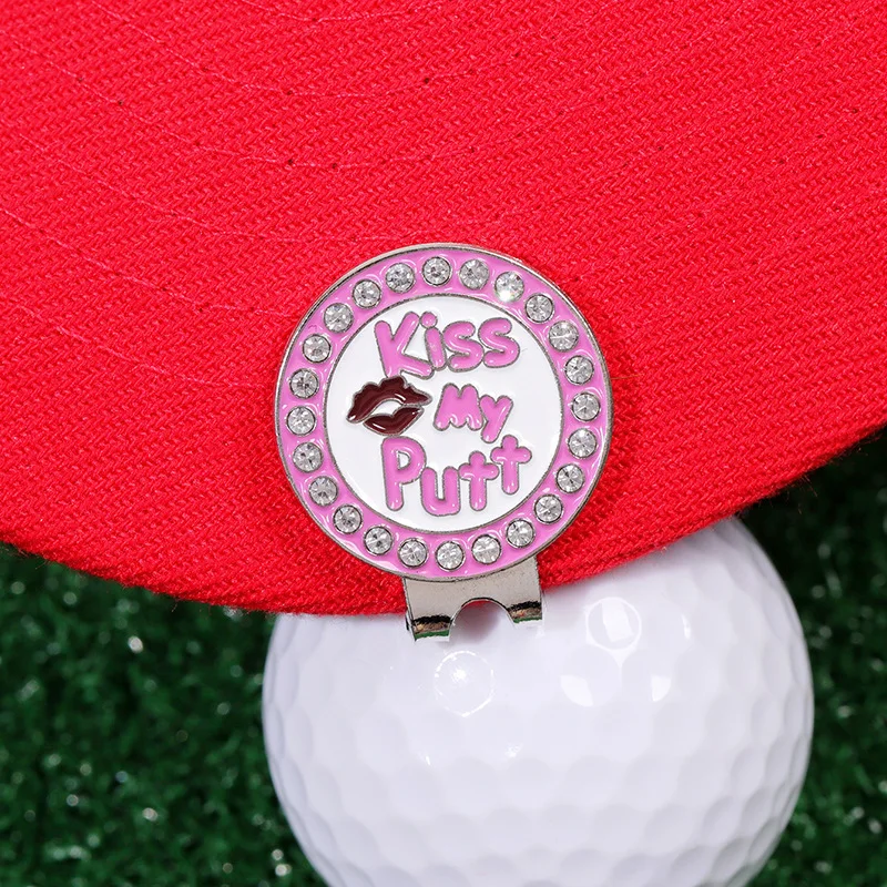 Kinds of Different Design Golf Marker W Golf Hat Clip Clamp Golf Ball Mark Animals Wine Cup Flag 2