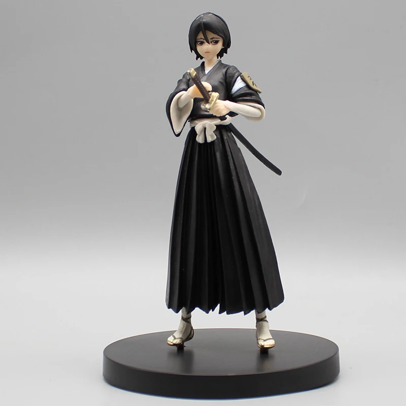 15Cm Anime Bleach Rukia Figure Solid And Souls Bleach Figurine Kuchiki Rukia Figures Statue Pvc Collector Toy Decoration Doll