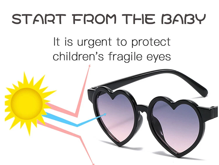 Kids Cartoon Sunglasses - Polarized UV400 Round Sun Glasses with Rabbit Ears