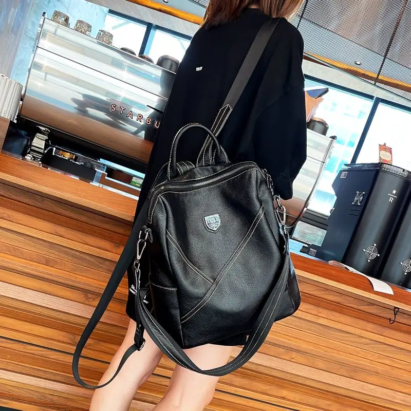 Real Leather Mochilas Para Mujer 2023 Brand Women's Backpack Luxury  Designer Sac a dos Fancy Designer Female Bagpack - AliExpress