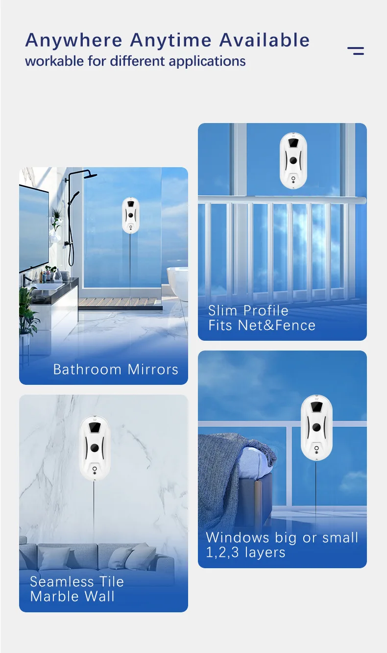 Window Cleaner Robot Automatic Cleaning with Intelligent Path Planning Edge Dete