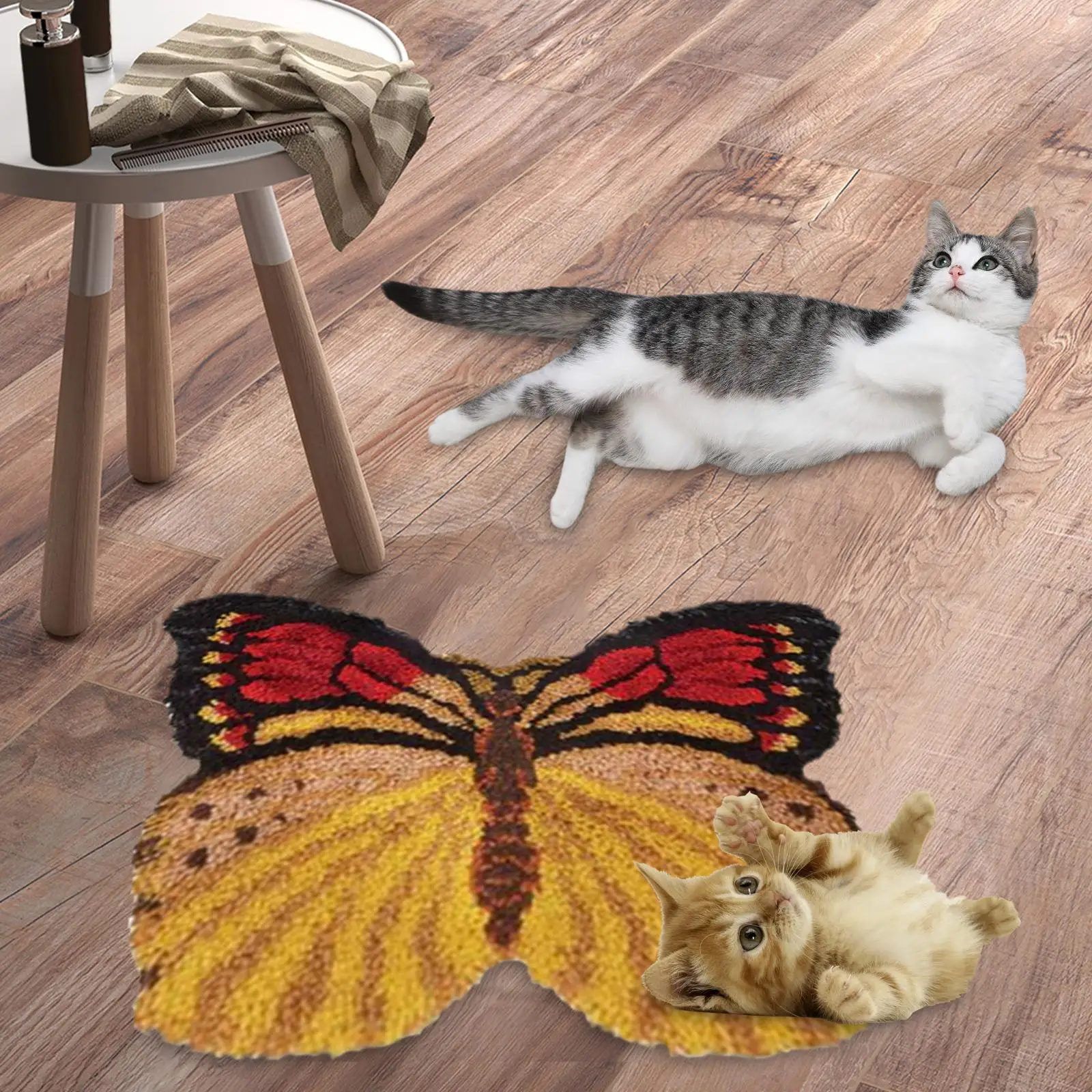 LatchHookRugKitButterflyPatternDIYCarpetCrochetYarnKitLatchHookingRugKitFestival.jpg