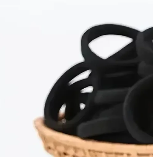 Elastic Hair Bands - Small Rubber Ponytail Holders